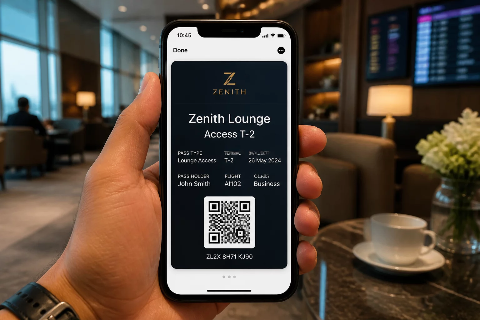 Zenith Lounge Access T-2